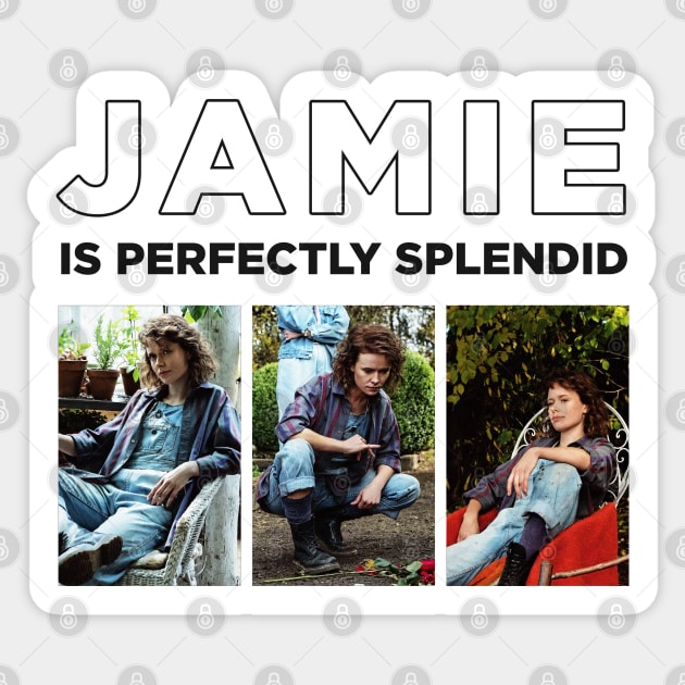 JAMIE IS PERFECTLY SPLENDID Sticker by localfandoms